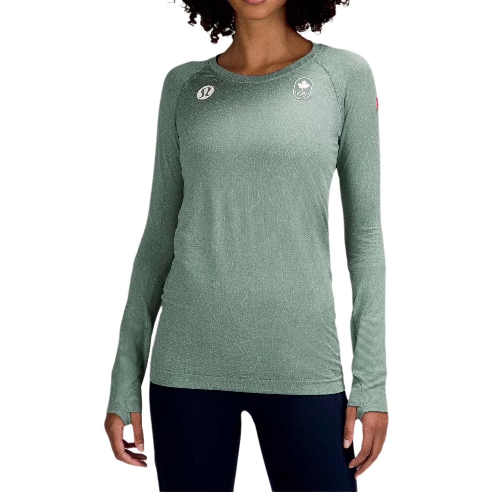 Футболка lululemon Swiftly Tech Silverescent LogoT - изображение 1