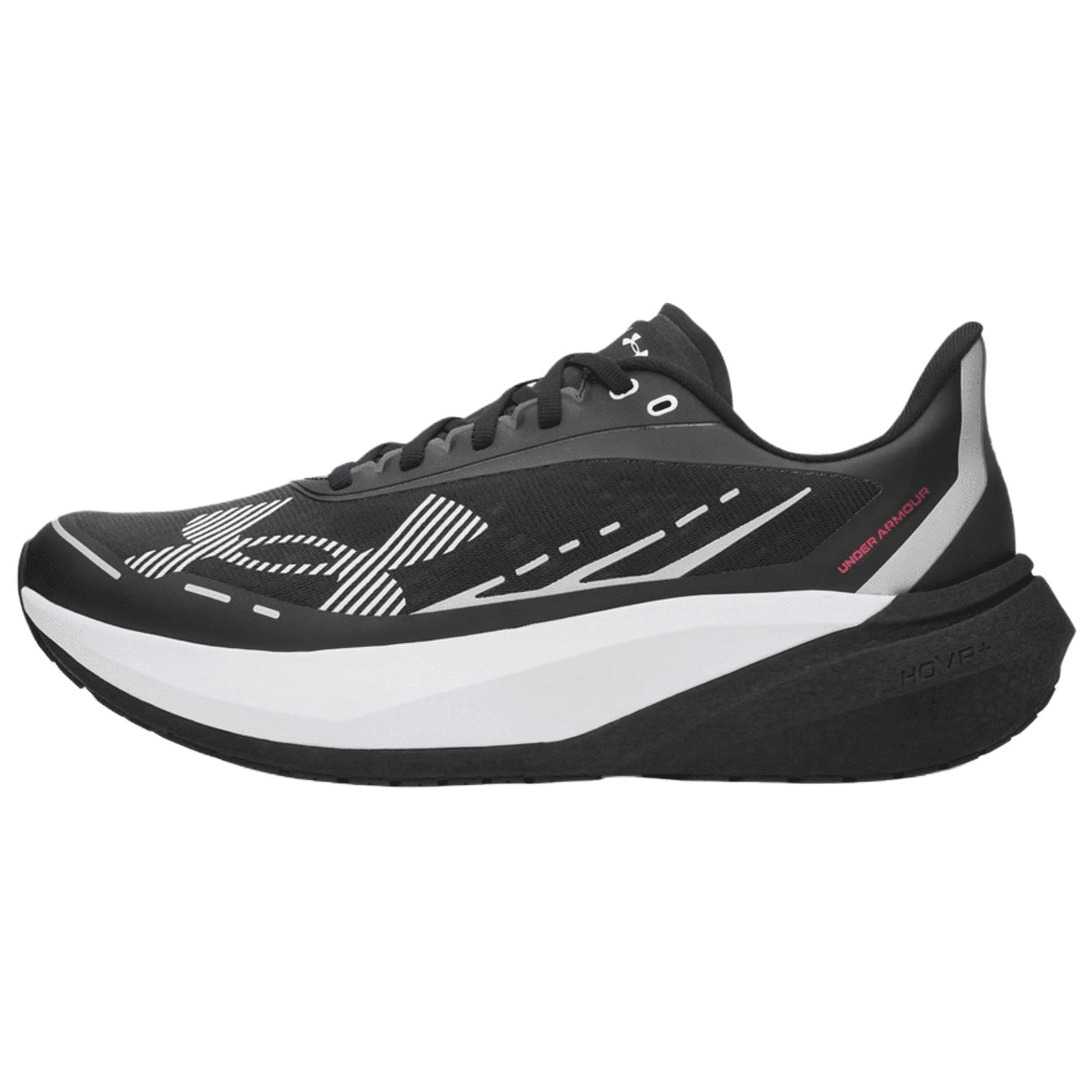 Кроссовки для бега Under Armour Velociti Дышащие Беговые Кроссовки Мужские Черно-Белые - изображение 1