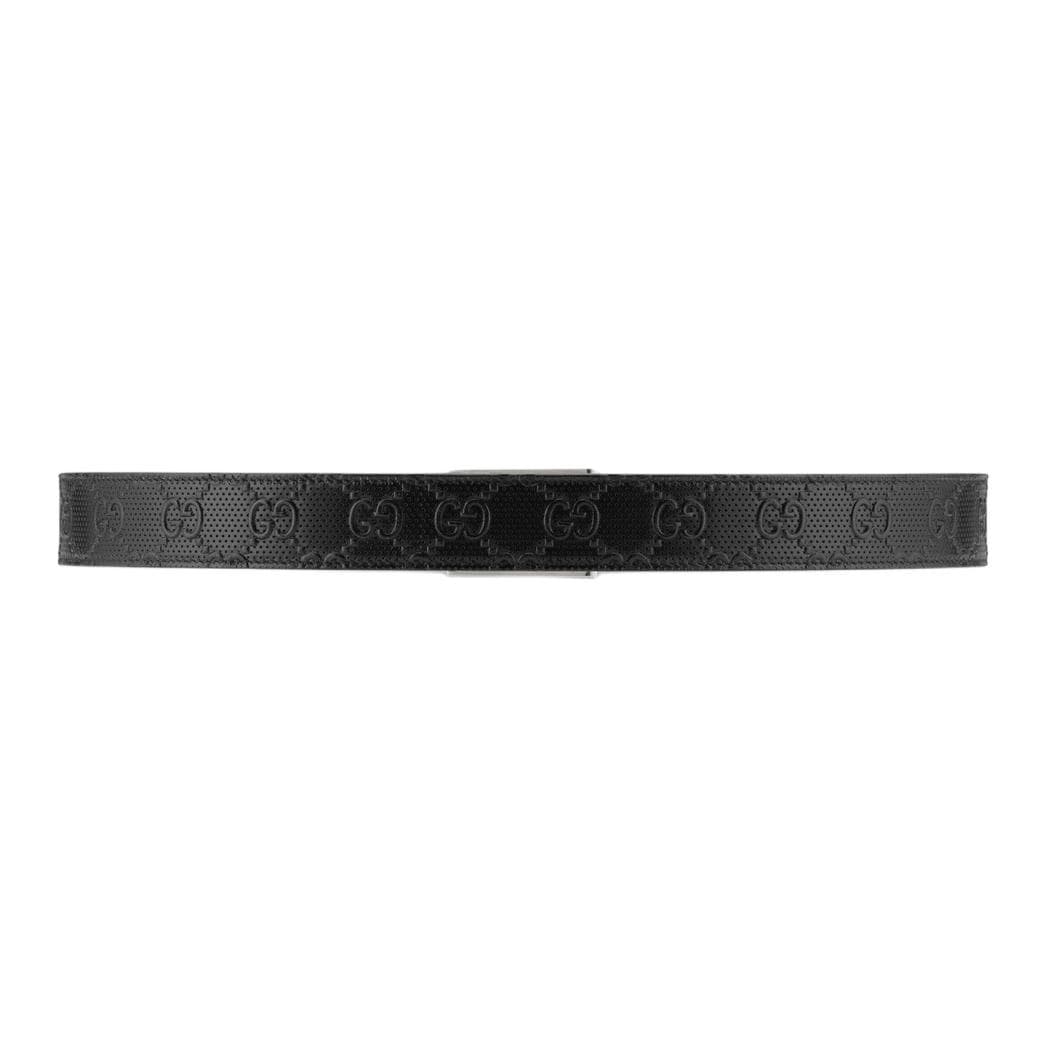 Ремень Gucci Leather Belt Black - изображение 3