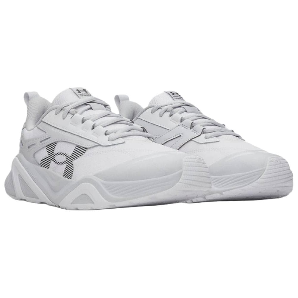 Кроссовки для спортзала Under Armour Charged Commit TR 5 Дышащие Тренировочные Кроссовки Мужские Белый Черный - изображение 3