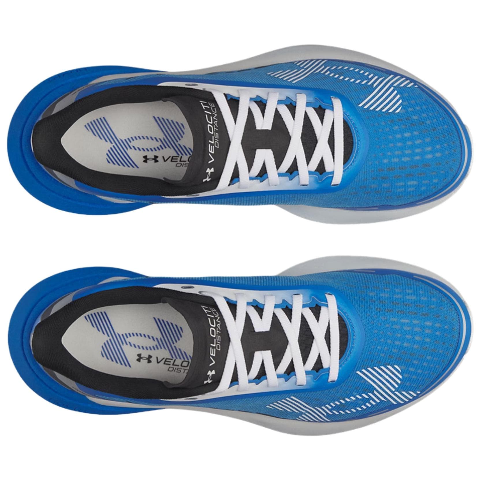 Кроссовки для бега Under Armour Velociti Дышащий Беговые кроссовки Мужской Сине-белый - изображение 4