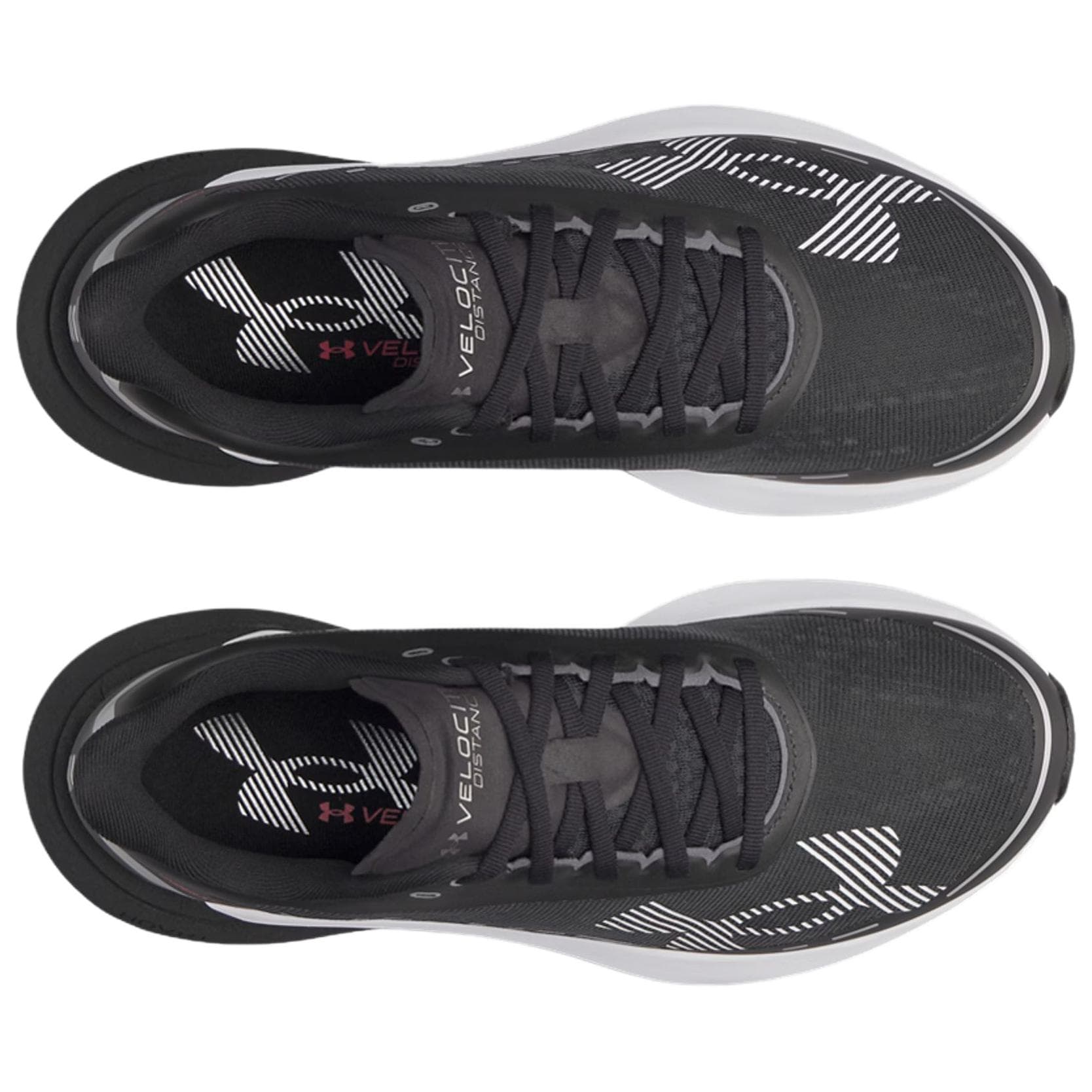 Кроссовки для бега Under Armour Velociti Дышащие Беговые Кроссовки Мужские Черно-Белые - изображение 4