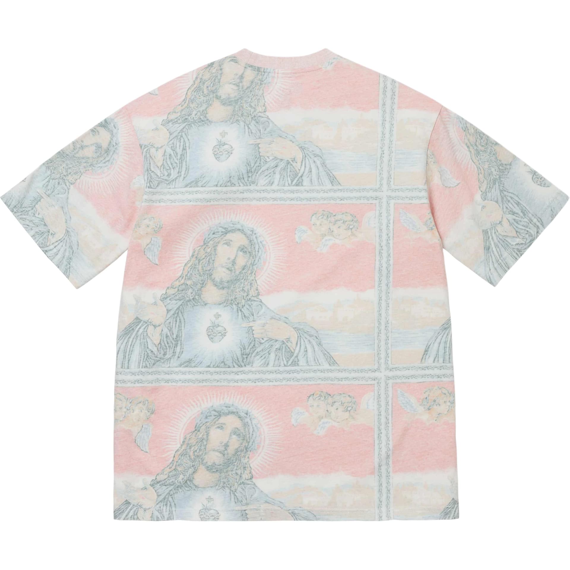 Футболка Supreme FW25 WEEK19 Jesus S S Топ Рубашка Унисекс - изображение 1