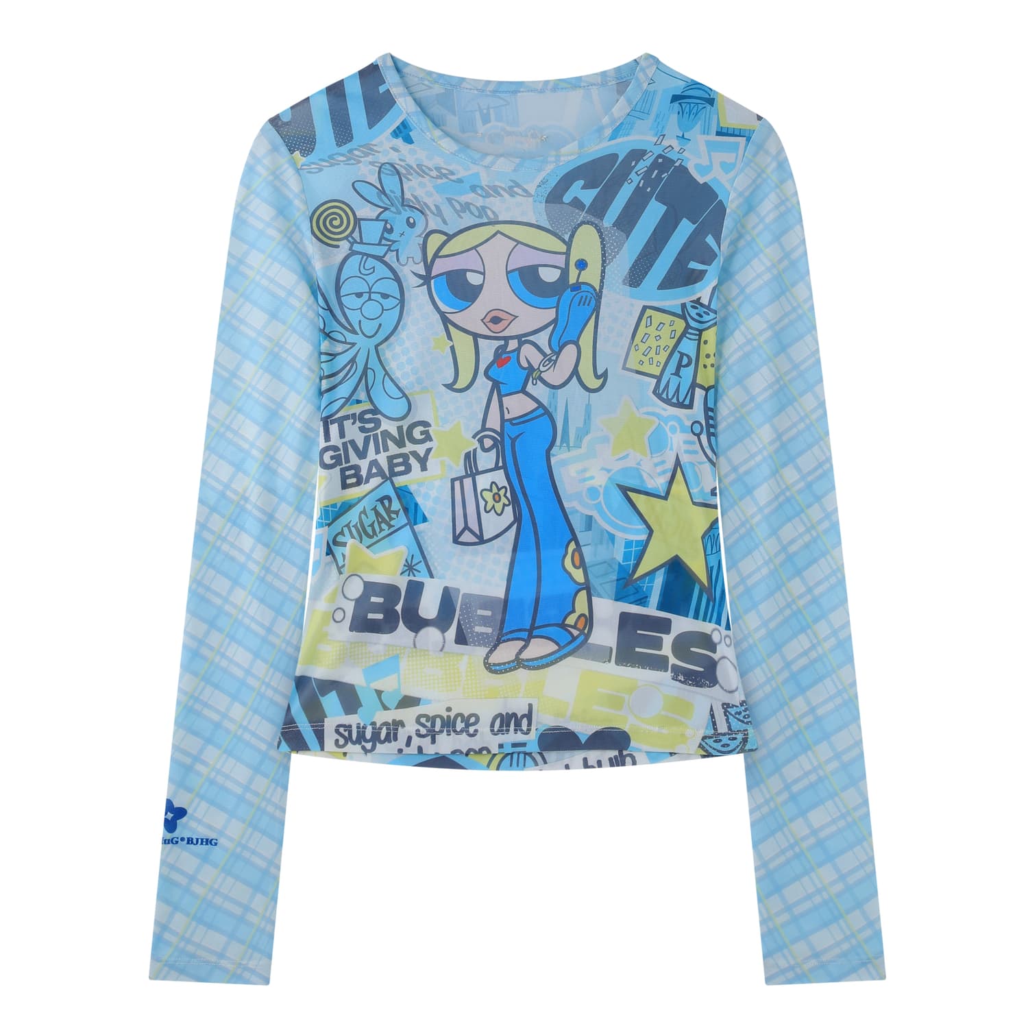 Футболка BJHG The Powerpuff Girls Collaboration Женские футболки T - изображение 1