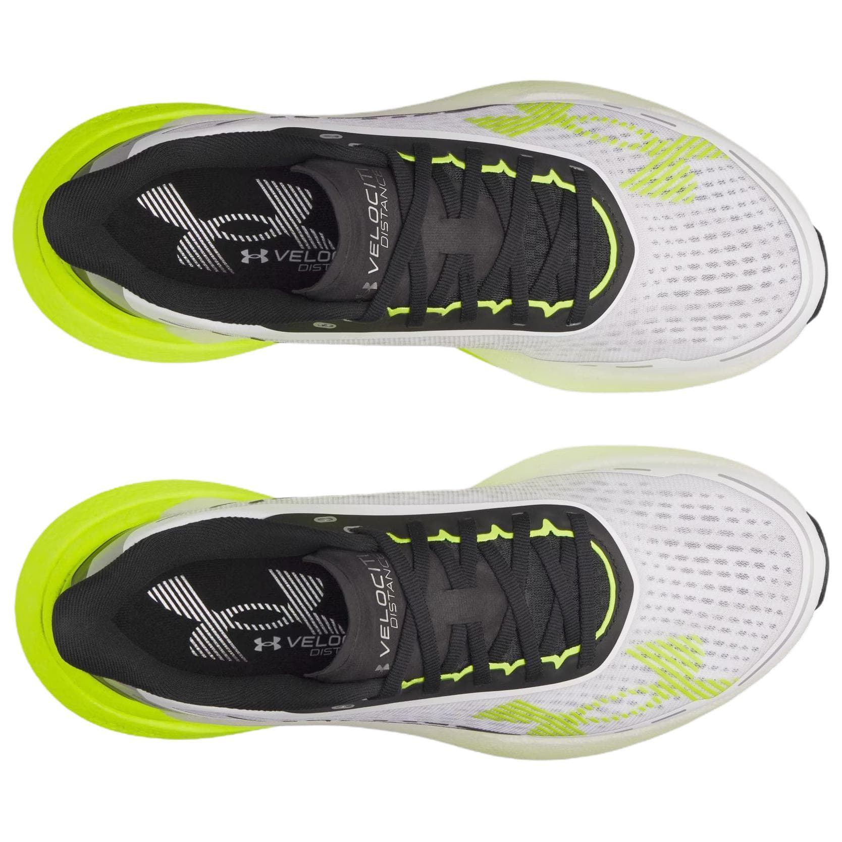 Кроссовки для бега Under Armour Velociti Дышащие Беговые Кроссовки Мужские Белый Желтый Черный - изображение 4