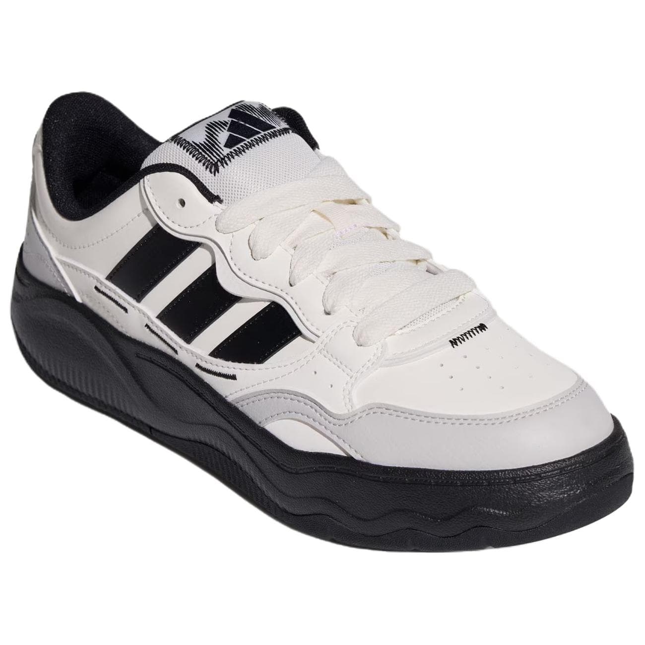 Кроссовки Adidas LITE SHUFFLE Low Топ Скейтборд Обувь Унисекс Белый черный - изображение 3