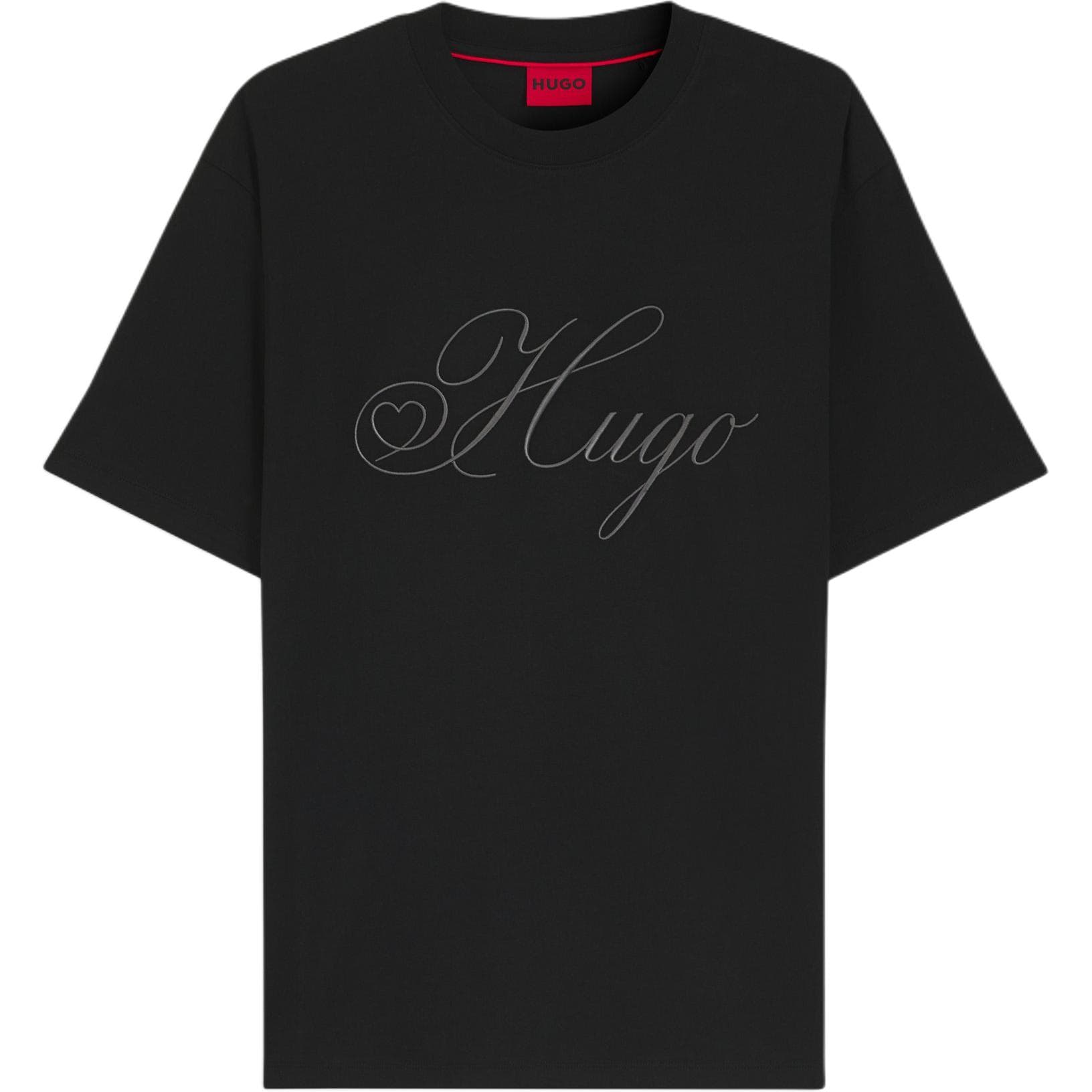 Футболка Hugo Boss Мужские Черные Рубашки - изображение 1