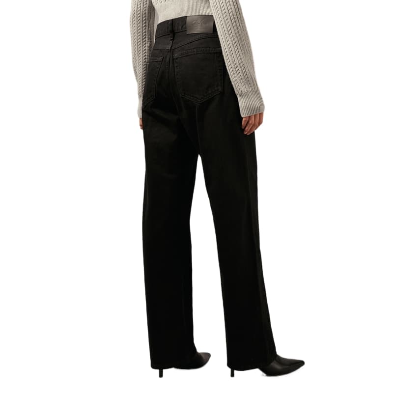 Джинсы Calvin Klein JW4 Denim Черные Женские Джинсы - изображение 4