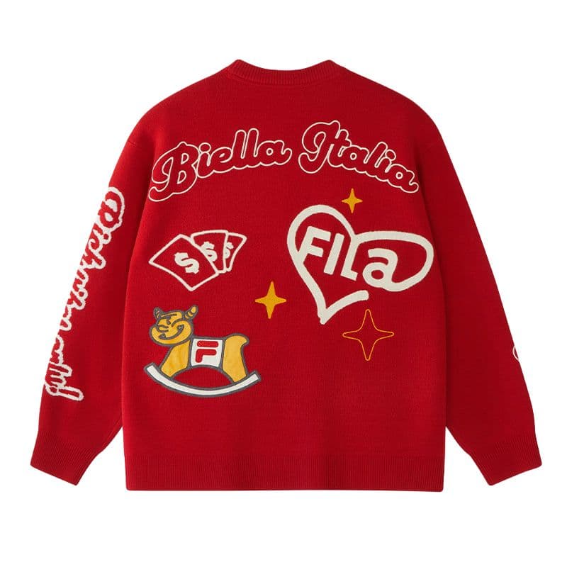 FILA FUSION FOB Трикотаж Унисекс Гранат Красный - изображение 2
