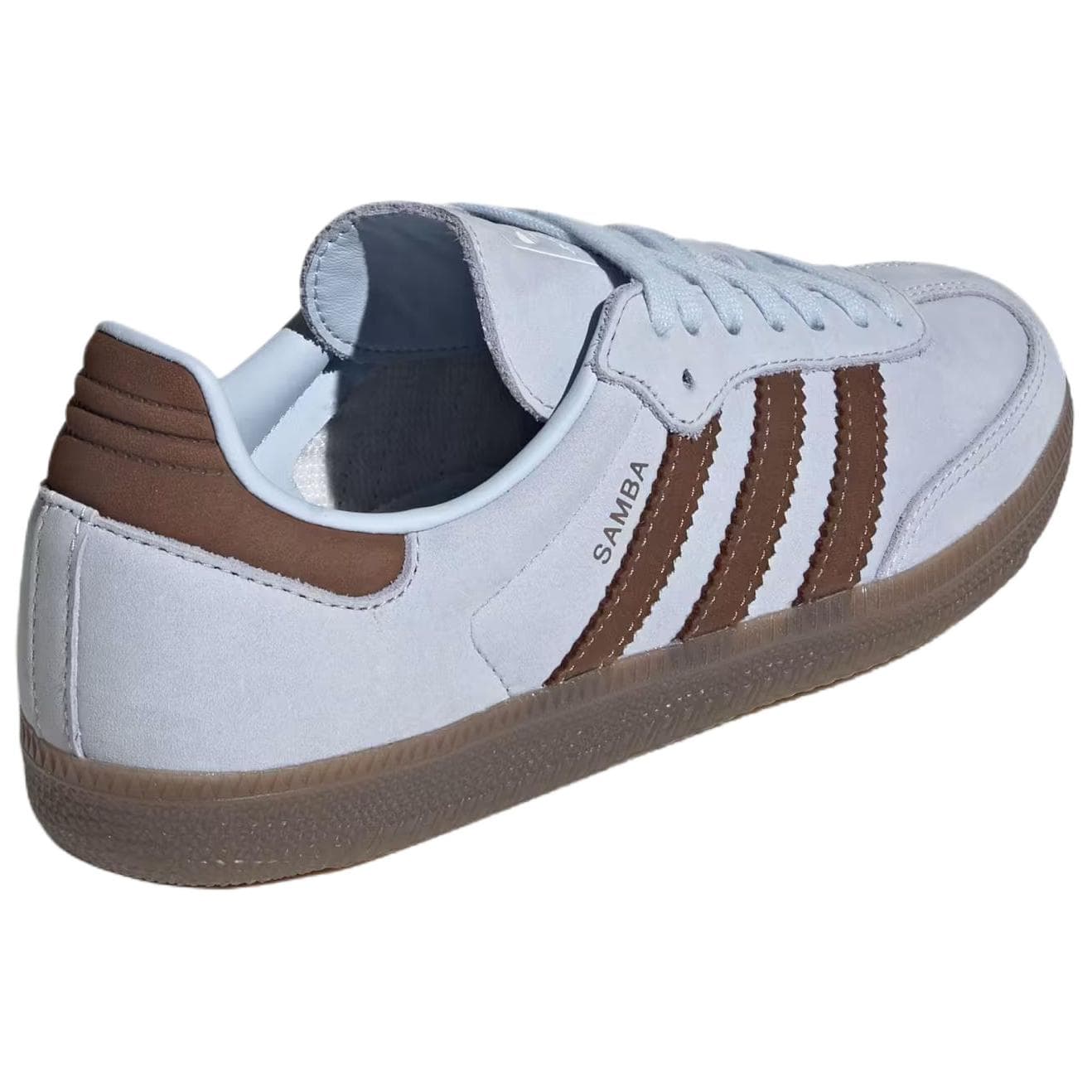 Кроссовки Adidas Originals Samba OG Кожа Кеды немецкой армии (GAT) Женские Лазурь далёкого неба - изображение 4
