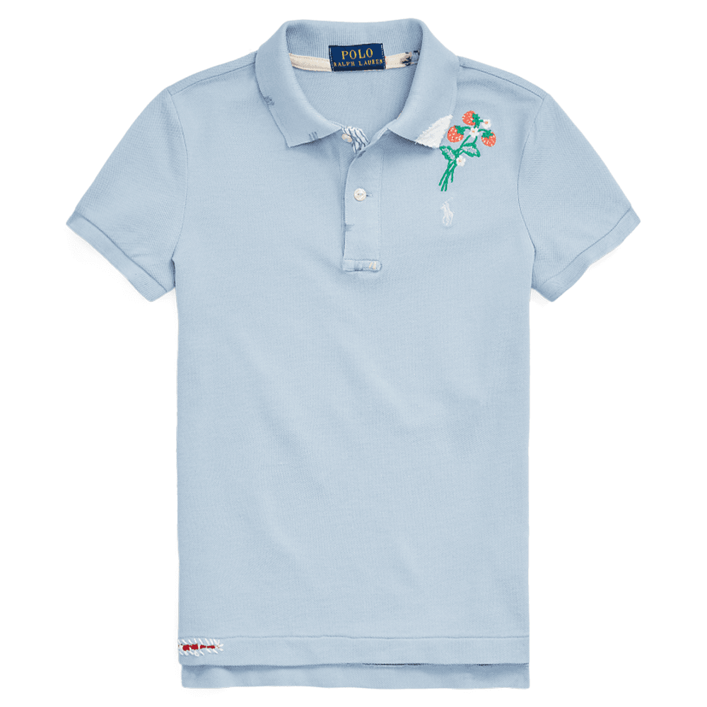 Футболка Polo Ralph Lauren T-рубашка Светло-синяя Детская - изображение 1