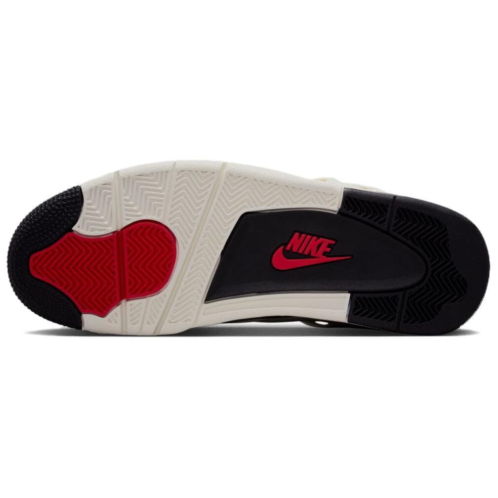 Ретро баскетбольные кроссовки Jordan Air Jordan 4 Support MID Ретро-баскетбольные кроссовки Мужские Белый Черный Красный - изображение 6