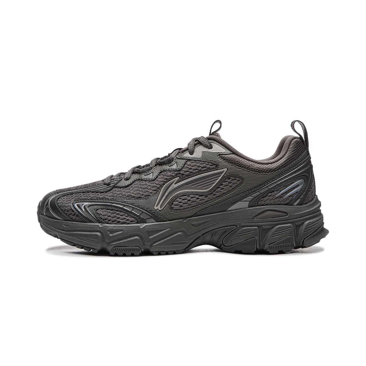 Кроссовки для бега Li NING Carefree V3 Дышащий визуально увеличивает рост Oтскок Low Топ Беговые кроссовки Мужской Серый - изображение 1