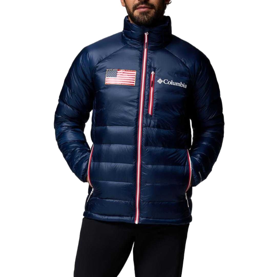 Зимняя куртка Columbia 464 Marine Preppy Мужские Пуховики - изображение 1