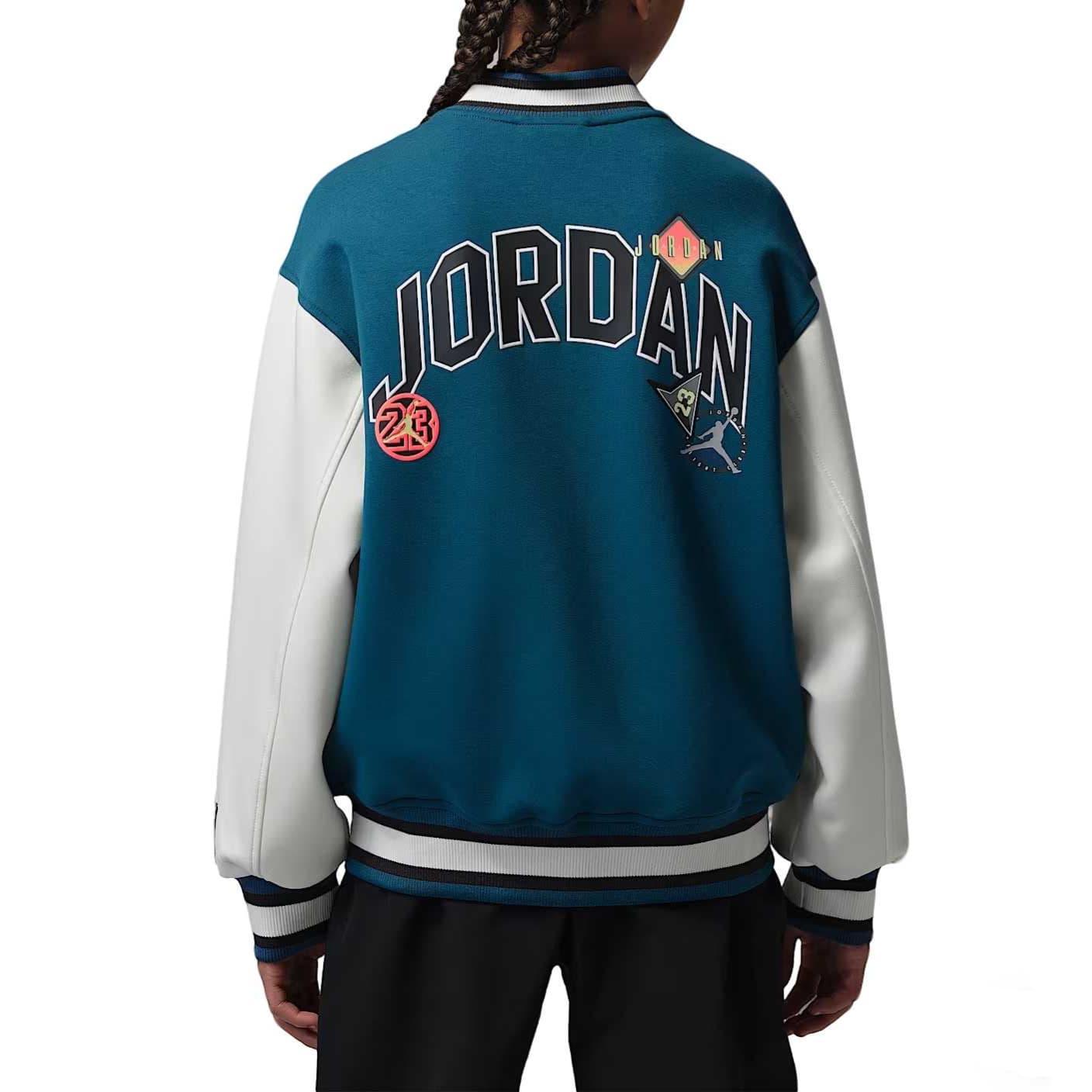 Jordan Patch Dynasty Классический вязаный детский жакет со спущенным плечом - изображение 1