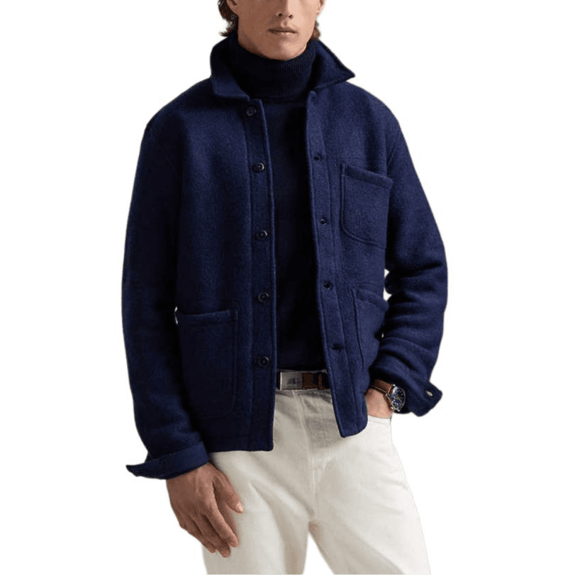 Куртка Polo Ralph Lauren SS25 Куртки и Пальто Мужской Темно-Синий - изображение 3