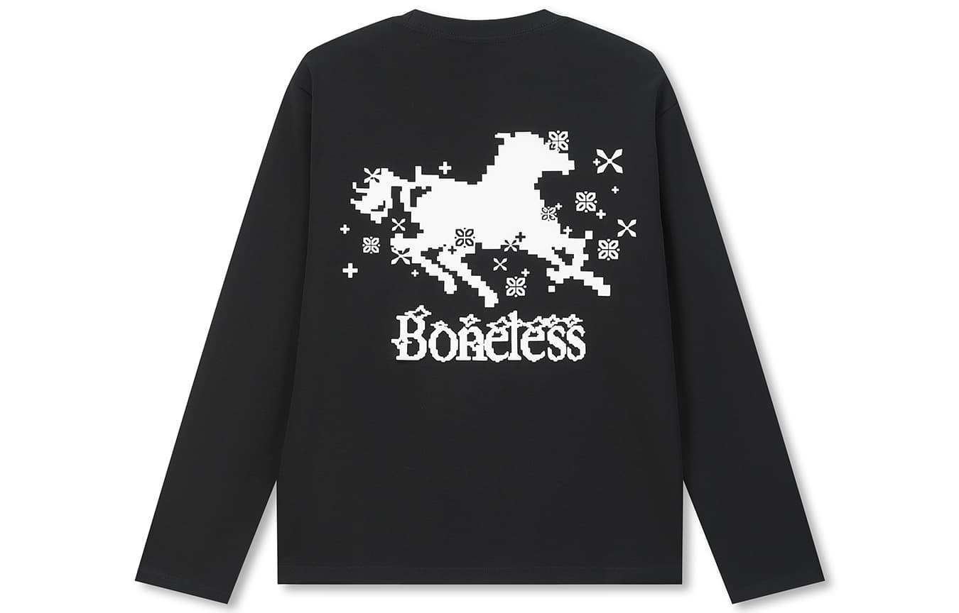 Кофта BONELESS Fair Isle snowflake luxury street fashion long sleeve T-shirt Unisex - изображение 1