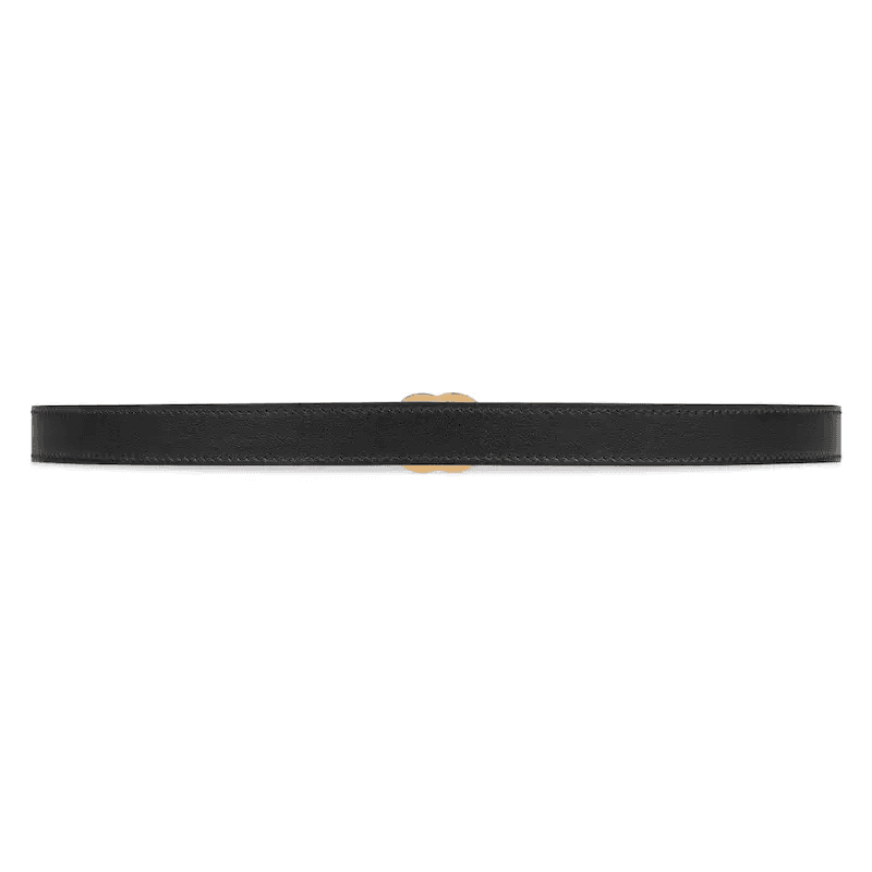 Ремень Gucci Leather Belt Black - изображение 3