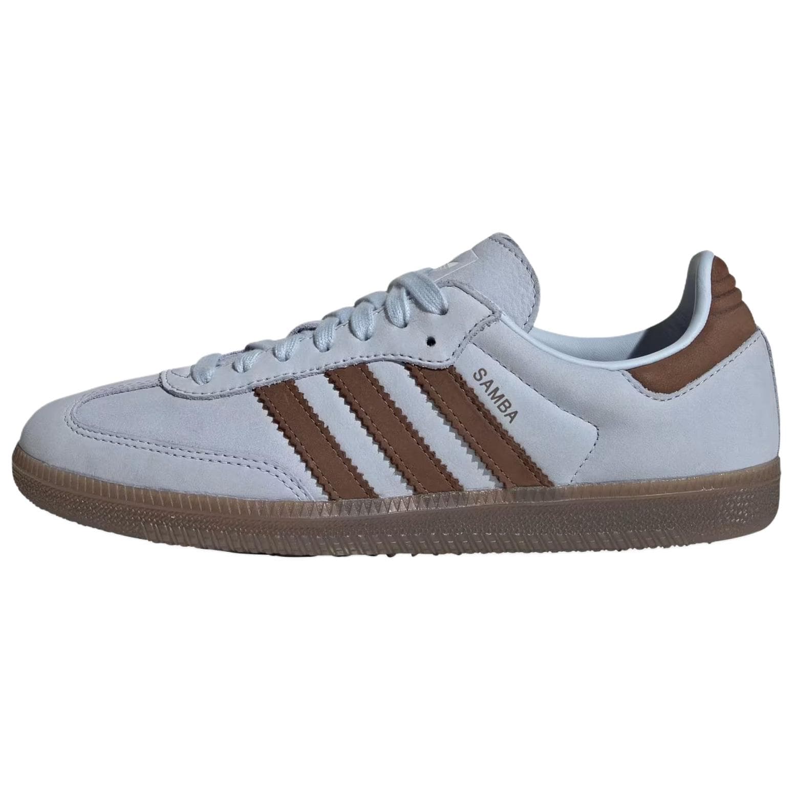 Кроссовки Adidas Originals Samba OG Кожа Кеды немецкой армии (GAT) Женские Лазурь далёкого неба - изображение 1