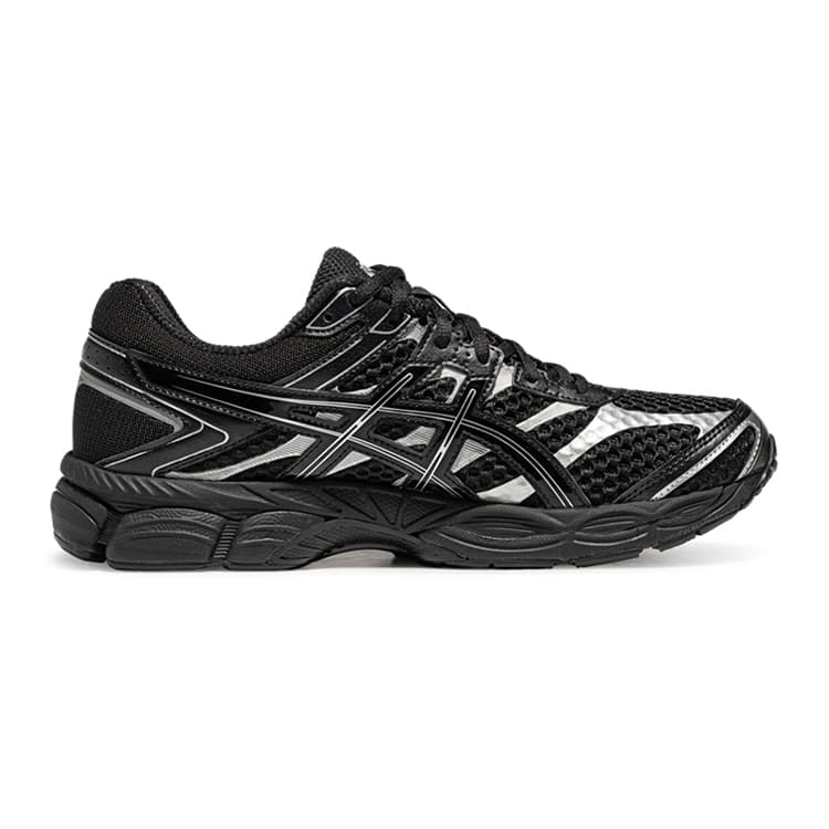 Кроссовки для бега asics Гель CUMULUS 16 Дышащий Low Топ Беговые кроссовки Унисекс Черный белый - изображение 2
