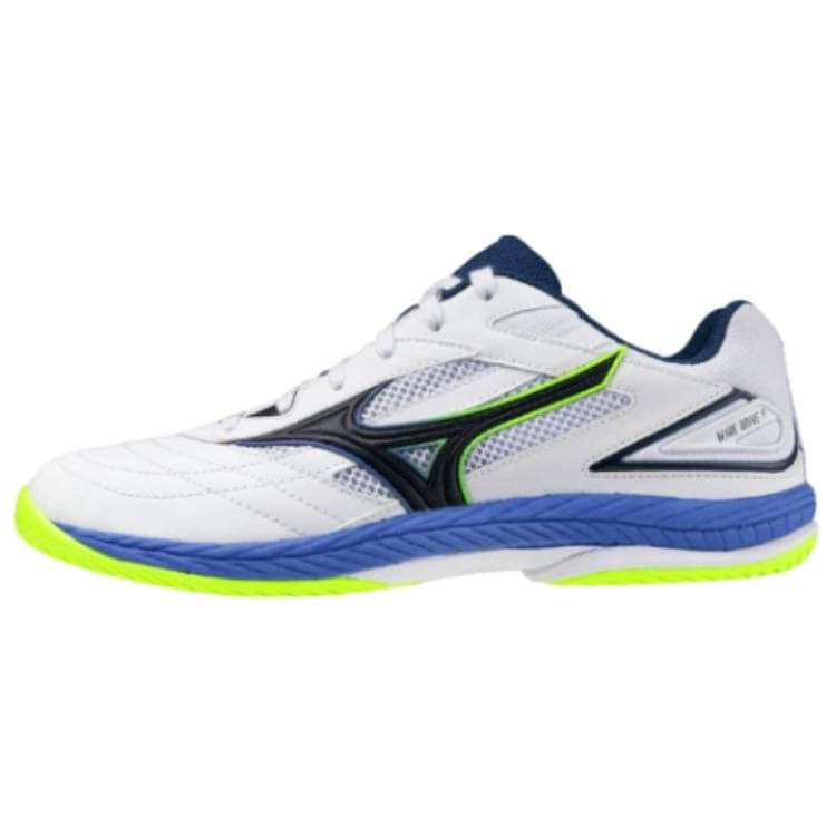 Кроссовки для спортзала Mizuno WAVE DRIVE 9 Искусственная кожа Удобные и Легкие Кроссовки для тренировок с низкой поддержкой Унисекс Белые - изображение 1