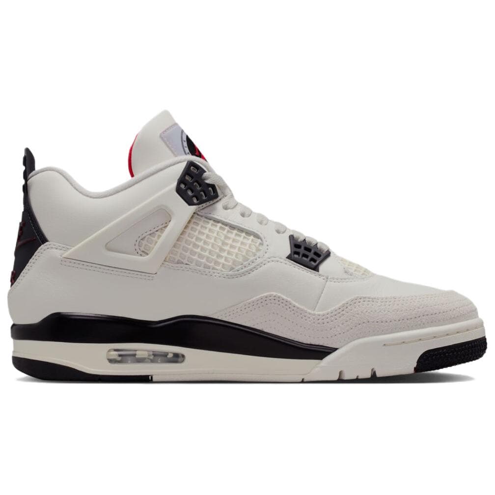 Ретро баскетбольные кроссовки Jordan Air Jordan 4 Support MID Ретро-баскетбольные кроссовки Мужские Белый Черный Красный - изображение 2