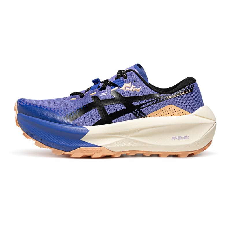 Кроссовки для бега ASICS TRABUCO MAX 5 Low Топ Беговые кроссовки Женские Фиолетово-черные - изображение 1