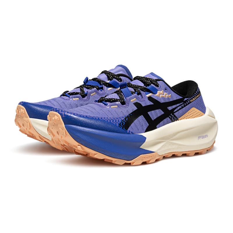 Кроссовки для бега ASICS TRABUCO MAX 5 Low Топ Беговые кроссовки Женские Фиолетово-черные - изображение 3