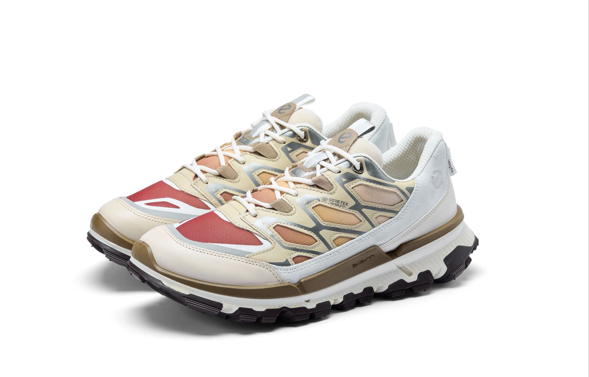 Кроссовки Ecco SS26 Biom 2,2 TRL Коровья кожа Низкий топ Повседневная обувь Мужская Лаймово-серый 842334 - изображение 3