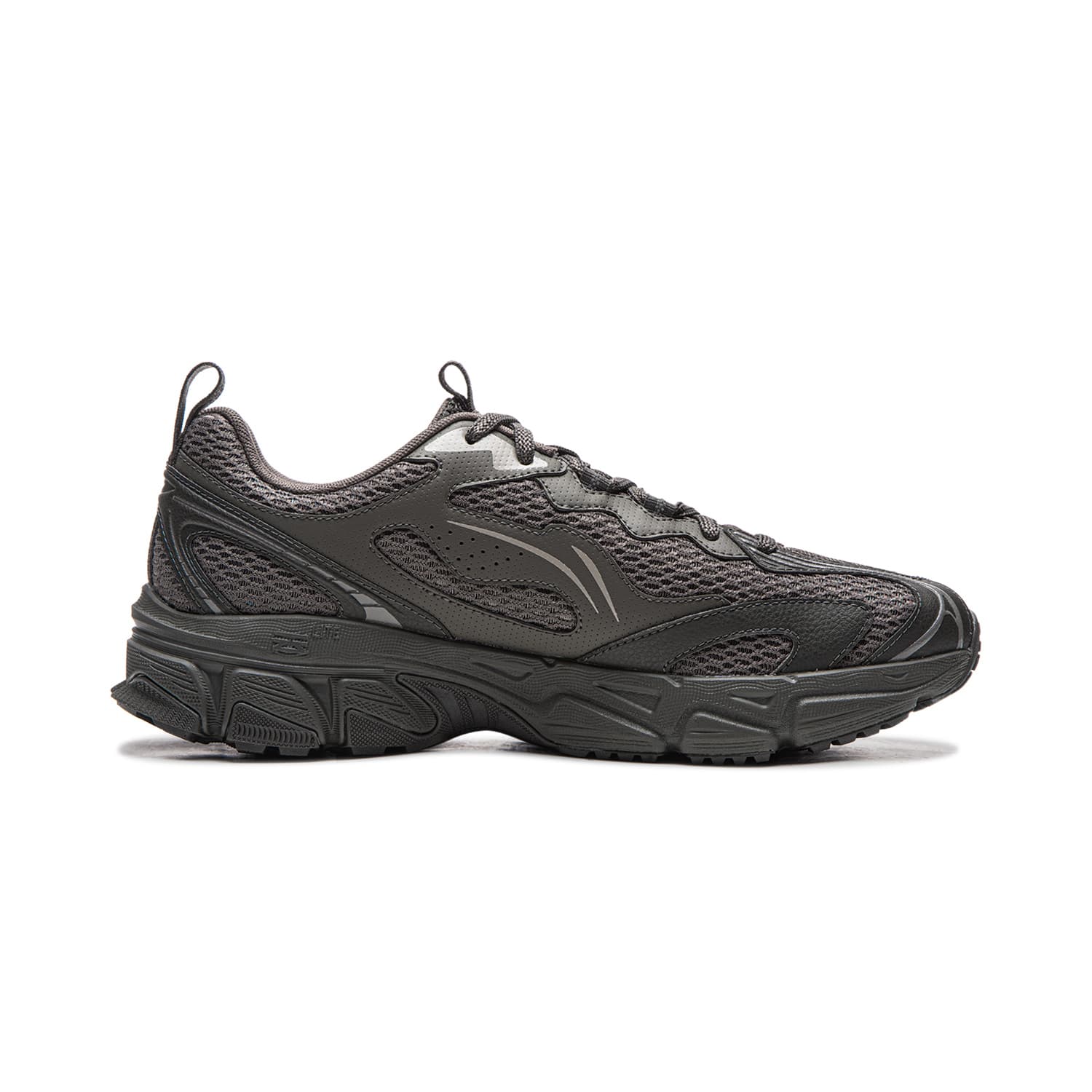 Кроссовки для бега Li NING Carefree V3 Дышащий визуально увеличивает рост Oтскок Low Топ Беговые кроссовки Мужской Серый - изображение 2