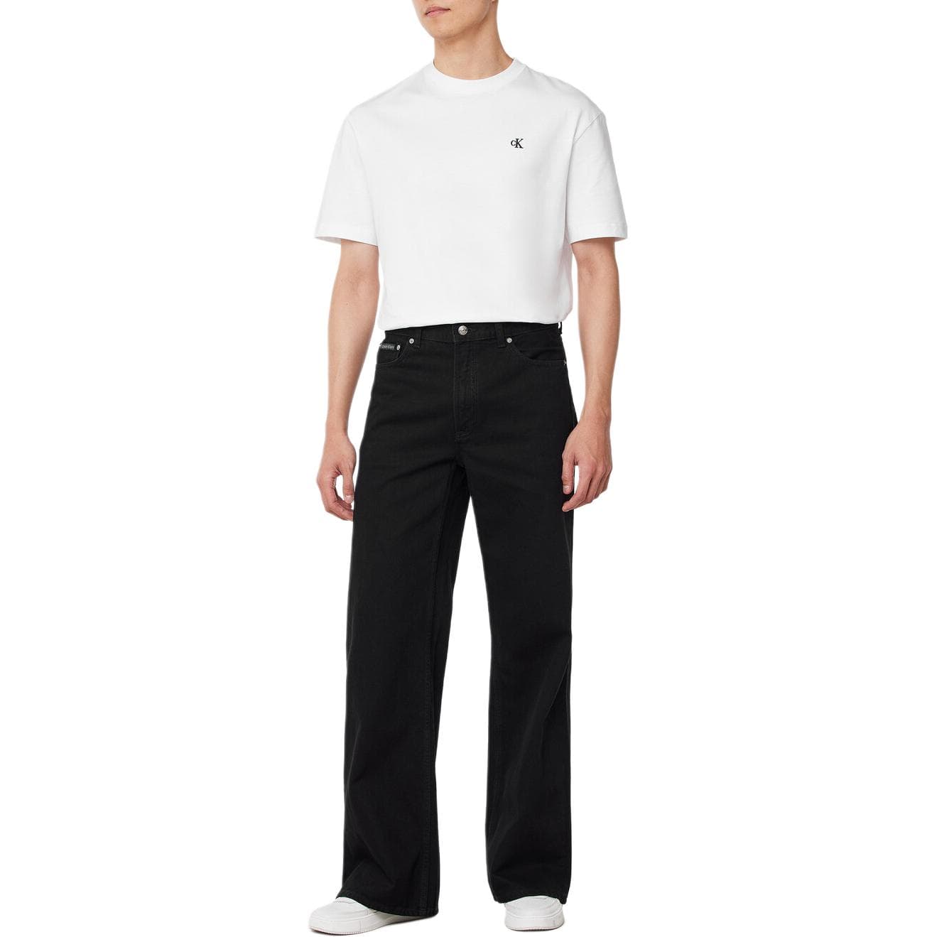 Штаны Calvin Klein SS25 Джинсы Мужские Черные - изображение 5
