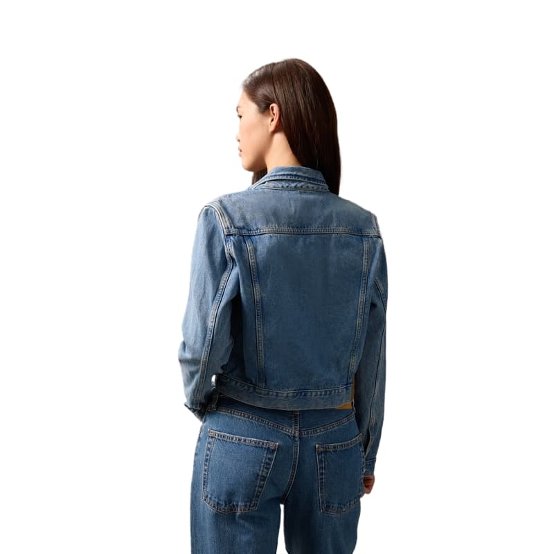 calvin klein SS25 Деним Куртка Женские - изображение 4