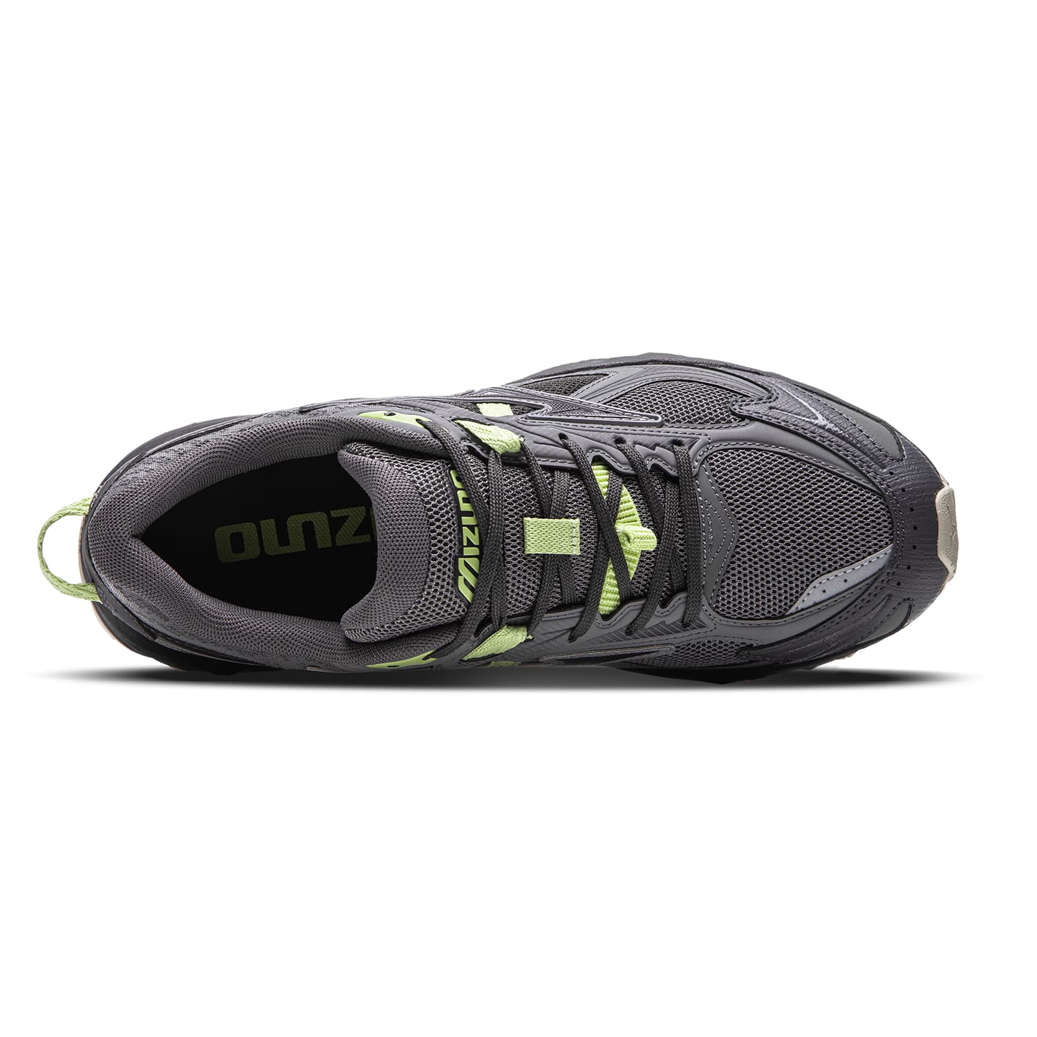 Кроссовки для бега Mizuno FIYI TL Противоскользящие Амортизирующие Низкие Повседневные Беговые Кроссовки Унисекс Без рисунка Чистый Серый - изображение 4