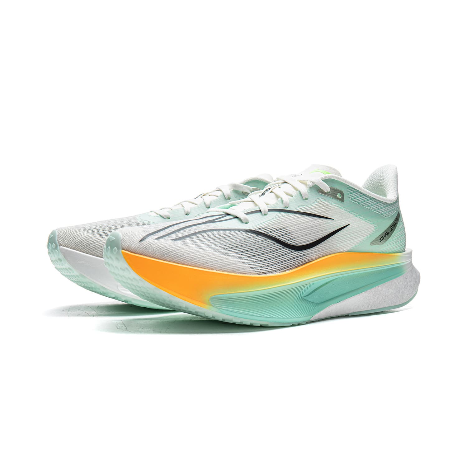 Кроссовки для бега Li-Ning Feidian 6 Challenger Дышащий Лоу-топы Повседневные кроссовки для бега Мужской Шампанский белый - изображение 3