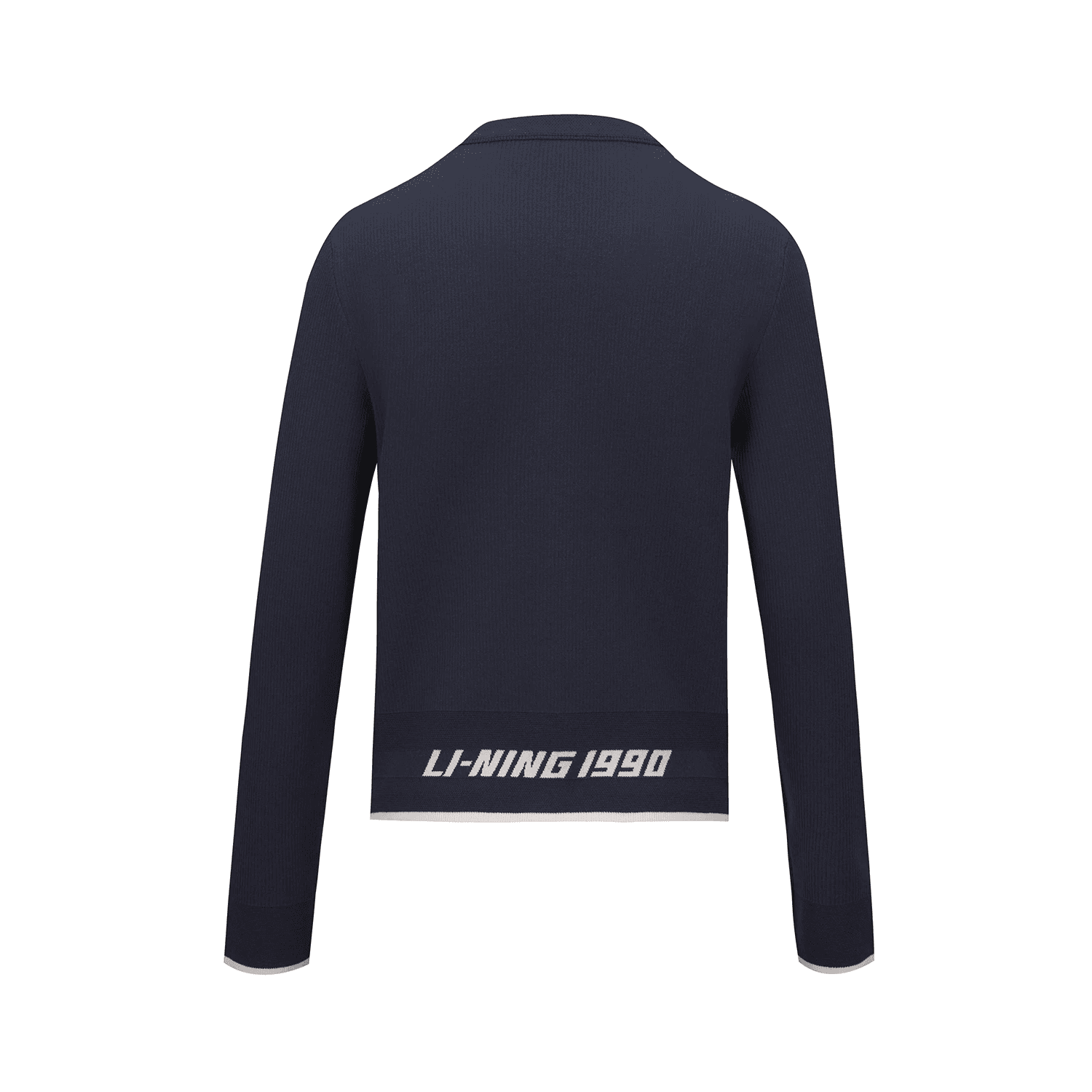 Кофта LI-NING 1990 Club Series Однобортный Мягкий Минималистичный Классический Модный Длинный Рукав Женский Свитер - изображение 2
