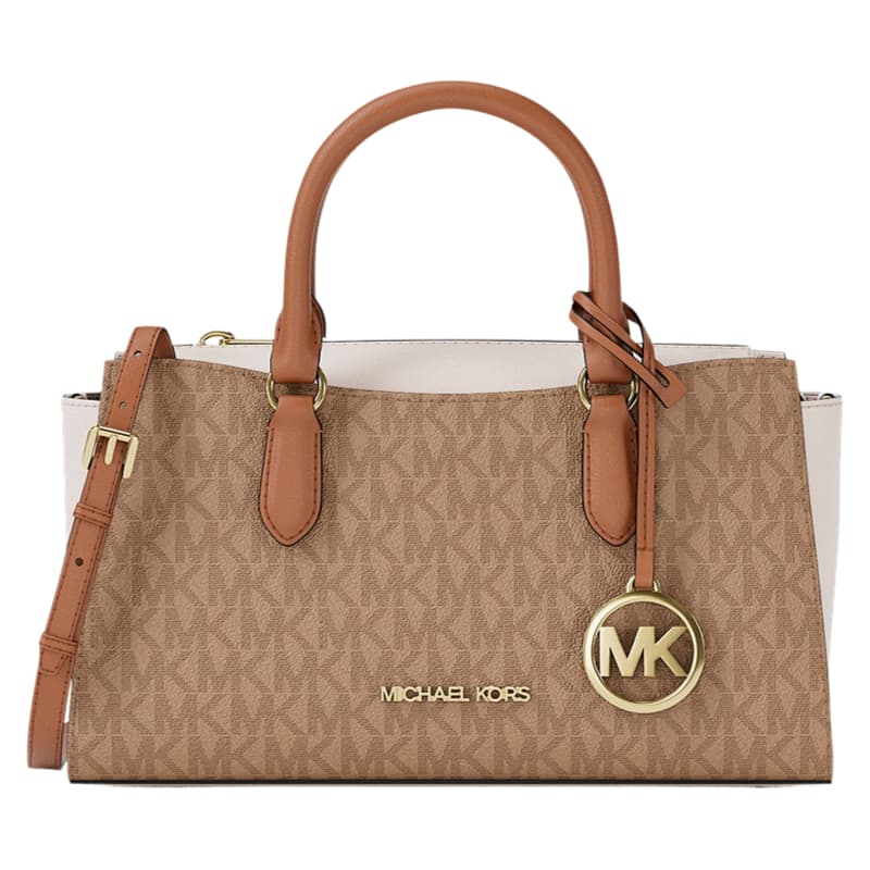 Сумка MICHAEL KORS Искусственная кожа Сумка Маленькая Женская Верблюжий цвет и Кремовая текстура и Белый - изображение 1
