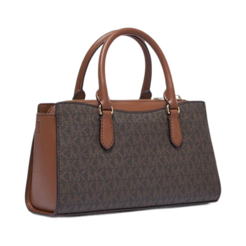 Сумка MICHAEL KORS Искусственная кожа Сумка Маленькая Женская Темно-коричневая и Желтково-коричневая - изображение 2
