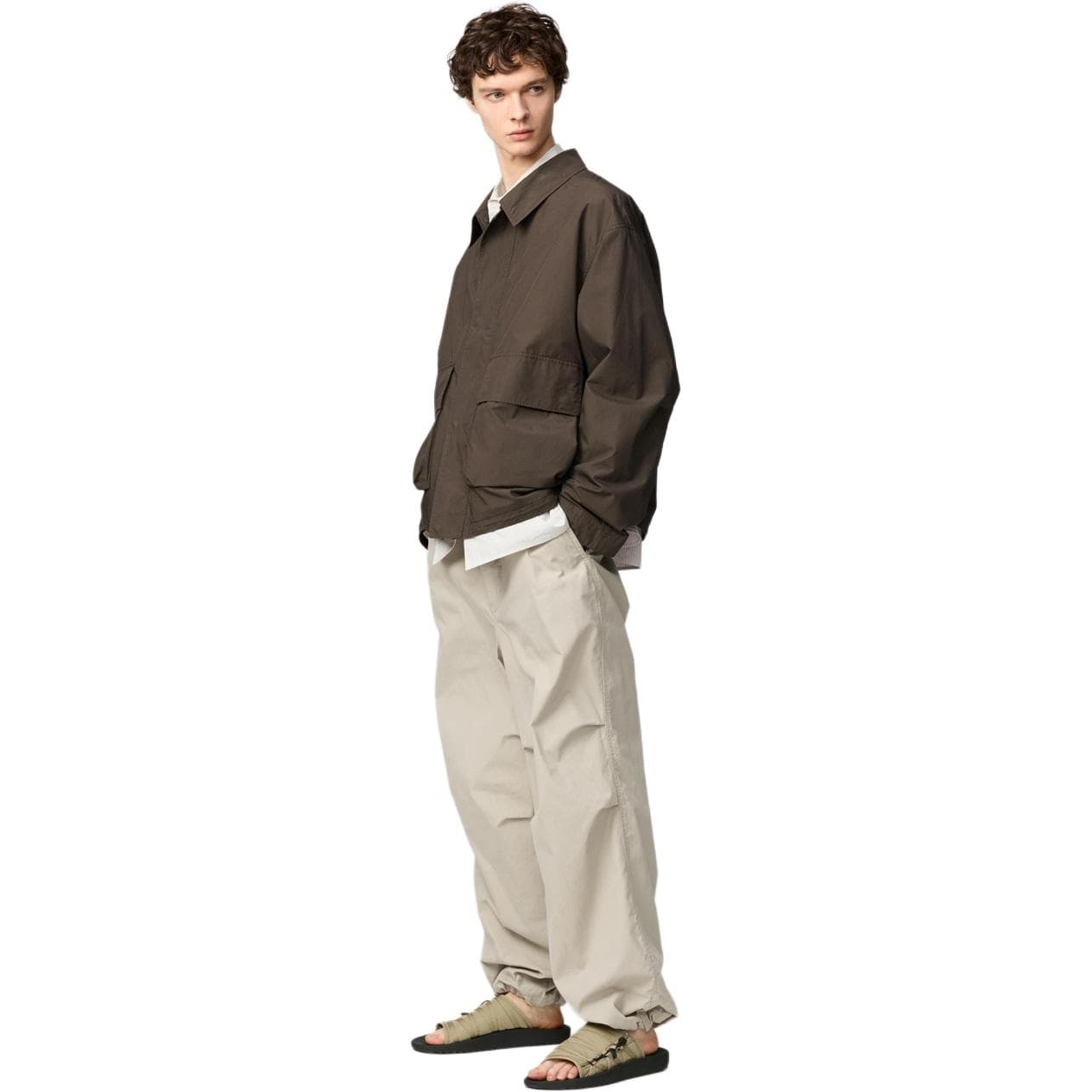 Штаны UNIQLO x Clare Waight Keller SS25 C Series Beige Pants — фото 2