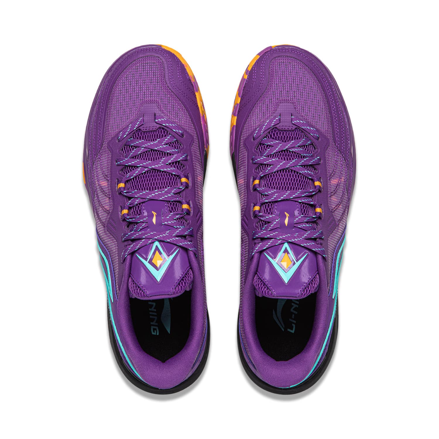 Кроссовки для баскетбола Li-Ning LINING Cloud Раздельная технология BENG Легкий гибкий стабильный поддерживающий обертывающий антискручивающий Лоу-топы Баскетбольные кроссовки Мужской Сливовый фиолетовый - изображение 4