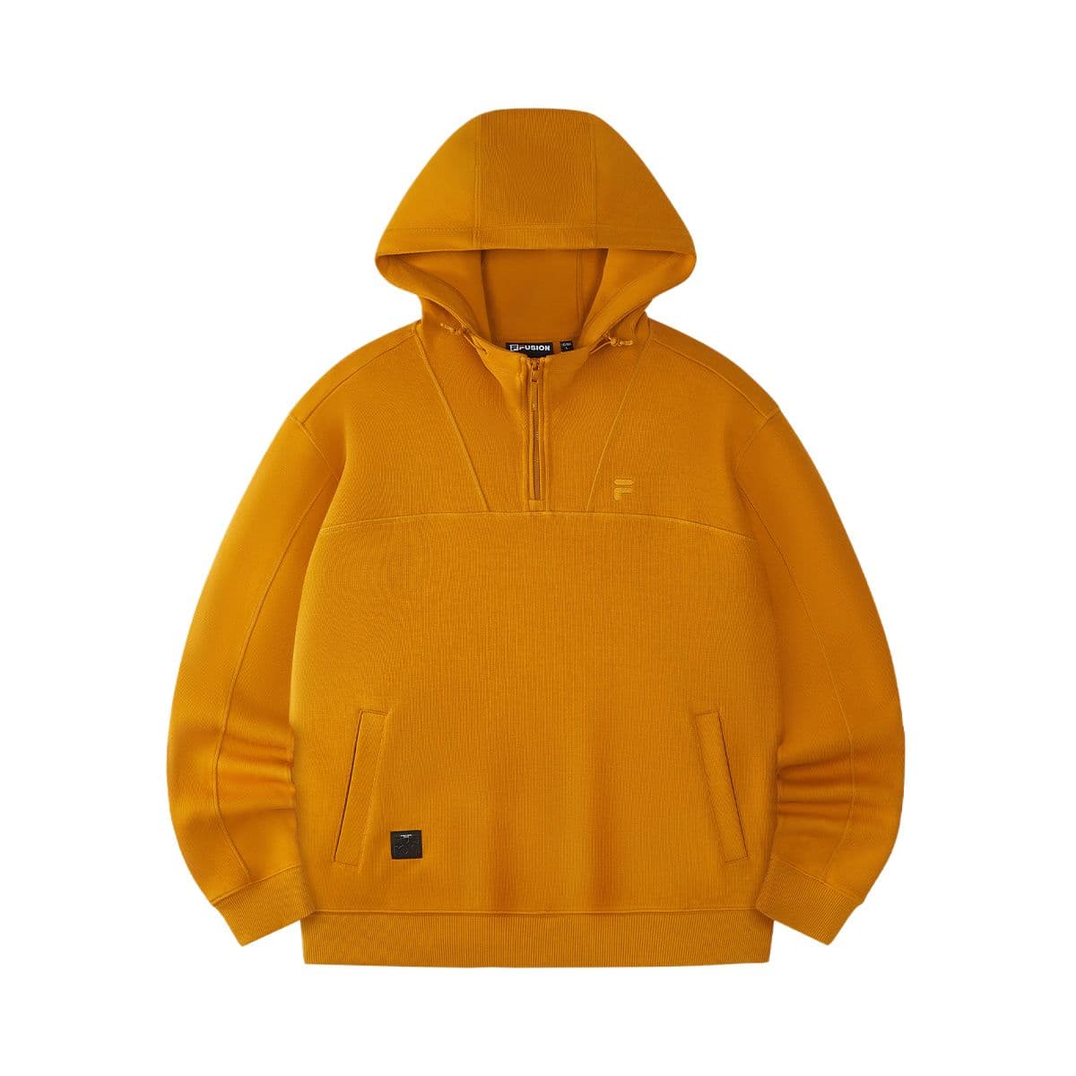 Худи FILA FUSION Рабочий стиль FILA FUSION X Платье-ханьфу в стиле худи Мужской Имбирь Темно-желтый - изображение 1