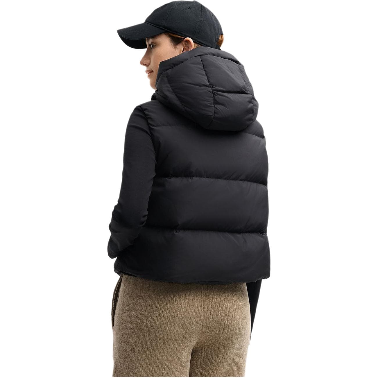 FILA ORIGINALE Пуховый жилет Женские Глубокий черный - изображение 4