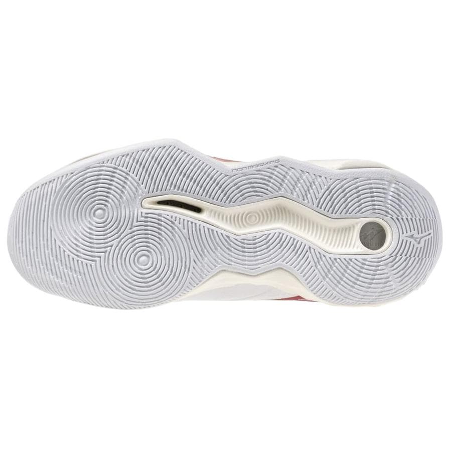 Кроссовки Mizuno WAVE MOMENTUM PRO Поддержка Low Топ Волейбольные кроссовки Women's White Красный - изображение 5