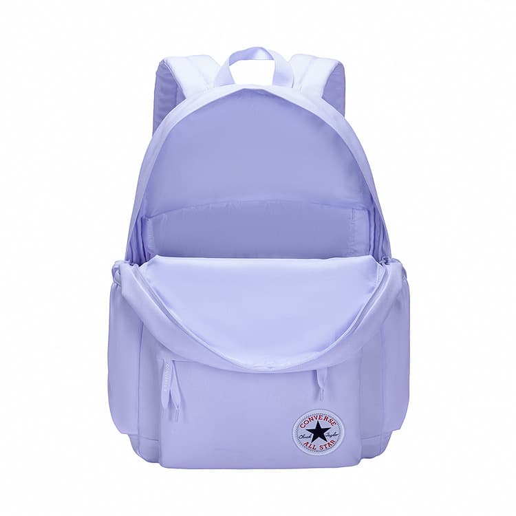 Рюкзак Конверс Полиэфирное волокно Рюкзак Unisex Light Виноградный фиолетовый - изображение 5