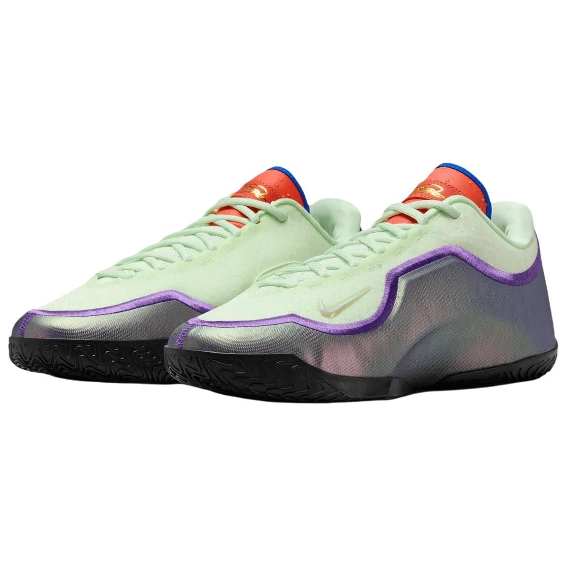 Кроссовки для баскетбола Nike Lebron 23 Баскетбольные кроссовки Мужские Неоновый зеленый Фиолетовый - изображение 3