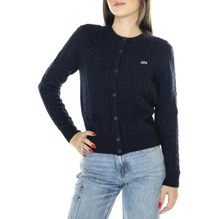 Кардиган LACOSTE Wool Blend Cable Knit Cardigan - изображение 5