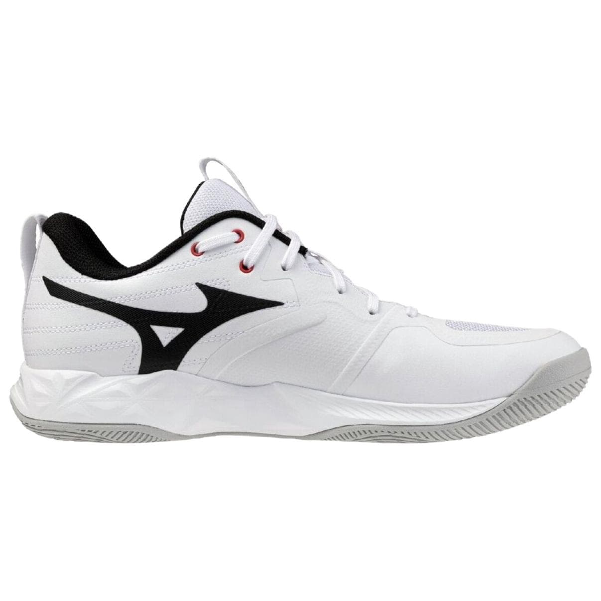 Кроссовки Mizuno WAVE MOMENTUM PRO Поддержка Волейбольные кроссовки Унисекс Белый черный красный - изображение 2