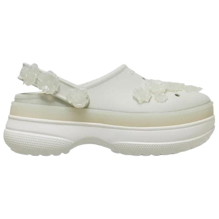 Сабо Crocs Классический Sabo Burst Of Цветы Женские Резиновые Экрю - изображение 2