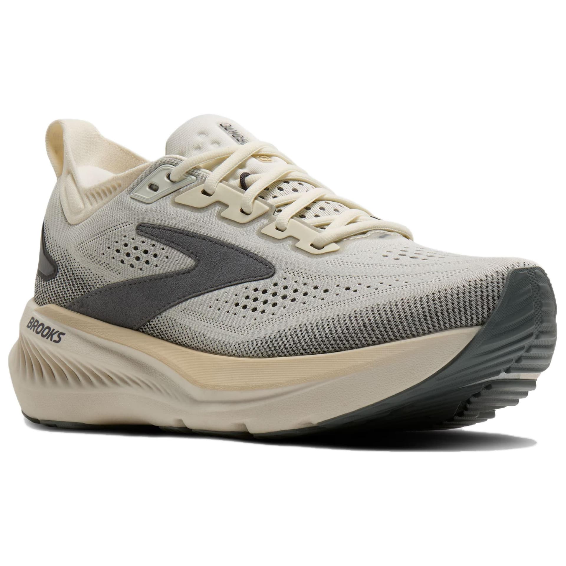Кроссовки для бега Brooks GLYCERIN 23 Удобный Дышащий Поддержка Оболочка Дышащий Поддержка Оболочка Беговые кроссовки Мужской Бежево-серый - изображение 3