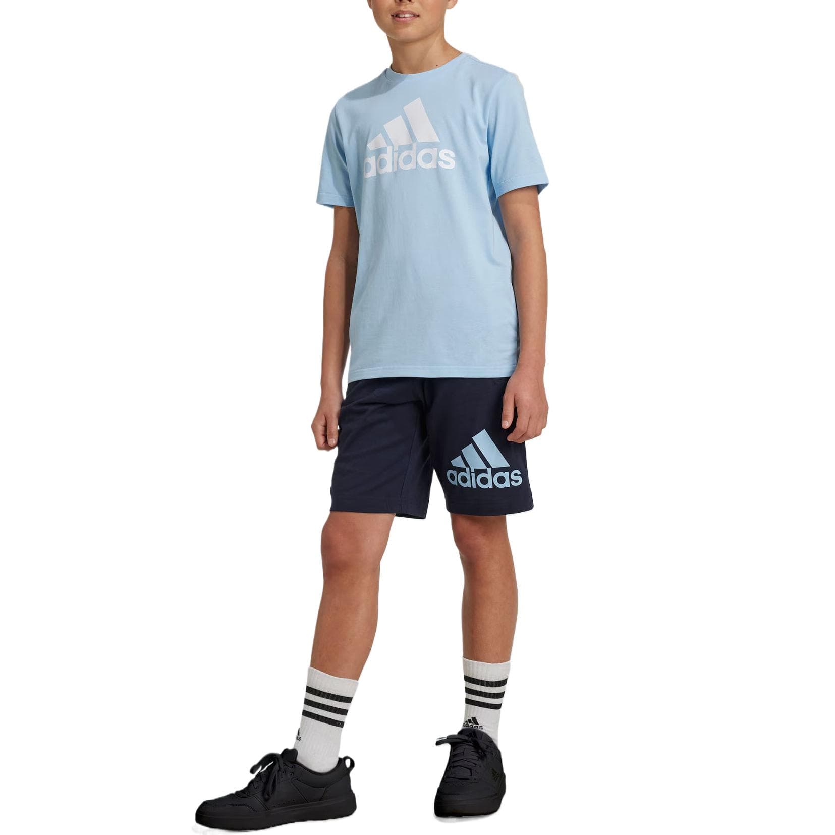 Adidas Essentials Шорты Детские Легенда Чернила Синий Розовый Синий - изображение 2