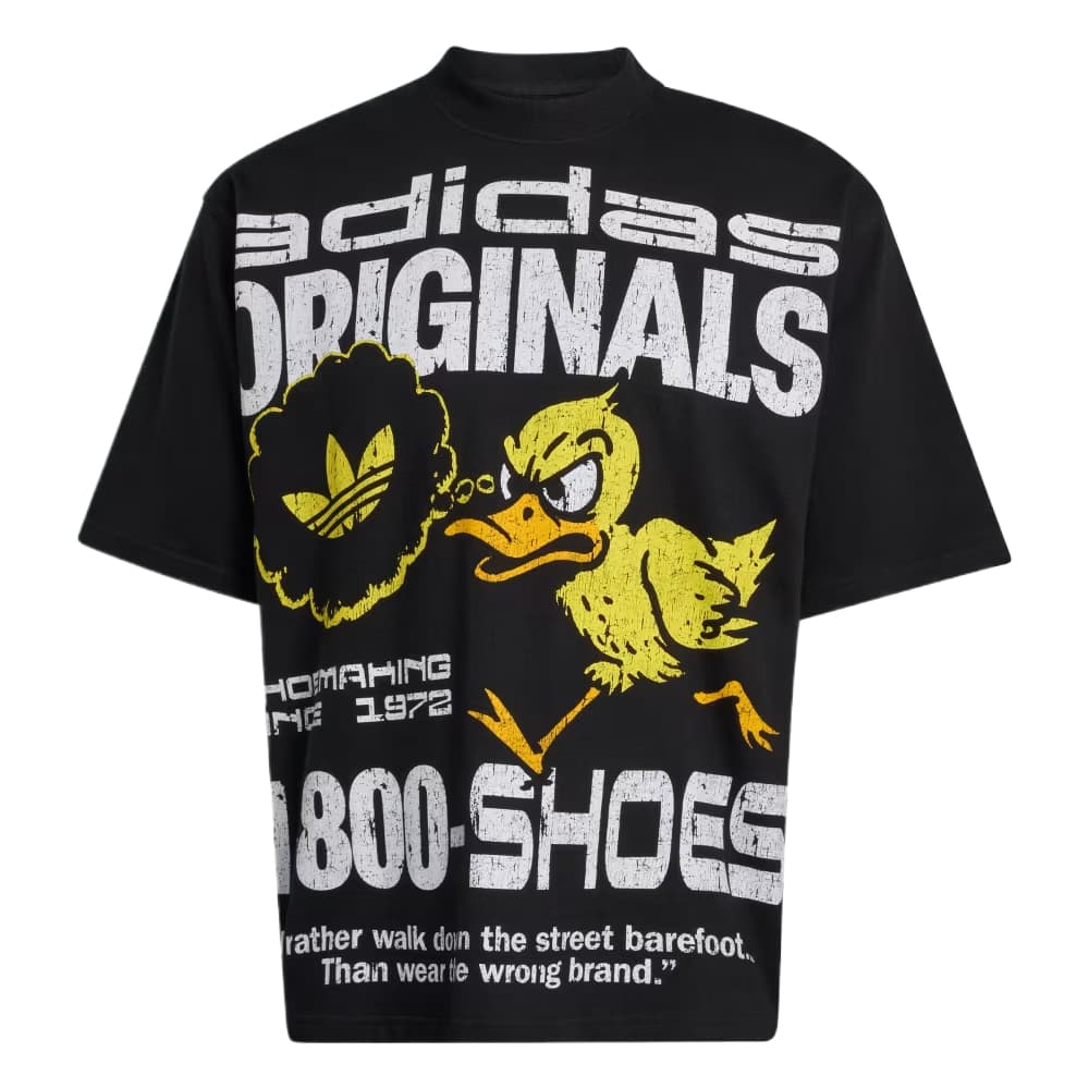 Футболка Adidas Originals Практическая Черная Мужская T-Рубашка - изображение 1